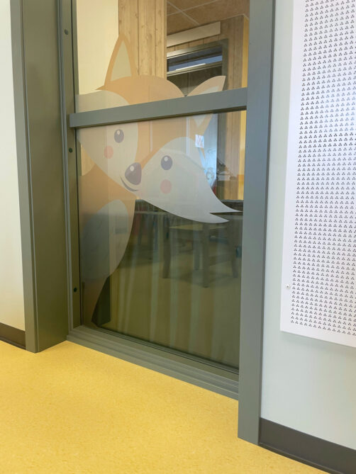 Gul avdeling på barnehage i Trysil, tegnet av arkitektkontor fra Steinkjer