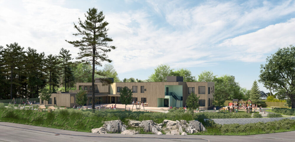 Kjenn Barnehage tegnet av Lyngstad