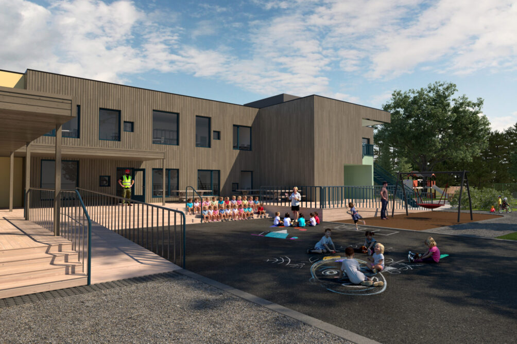 Kjenn Barnehage tegnet av Lyngstad Arkitekter AS