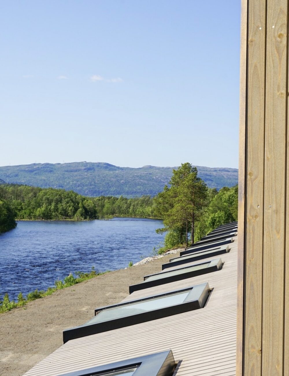 Alta elva, utsikt fra hotellet 